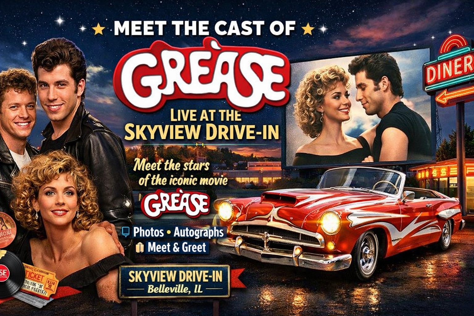 Grease Cast Meet and Greet